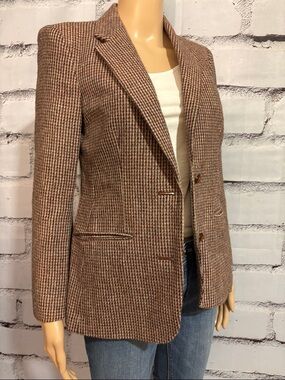 Vintage ASI The Jr. Connection 100% Wool Lined Blazer Size 7 ( XS )